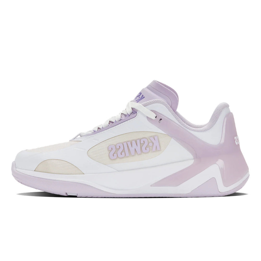 K-Swiss K-Frame Women Pickleball Shoe (White-Orchid/Hush)