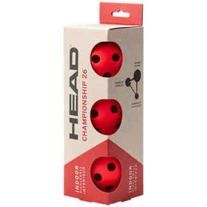 Head Championship 26 Indoor Pickleballs (3 Pack)