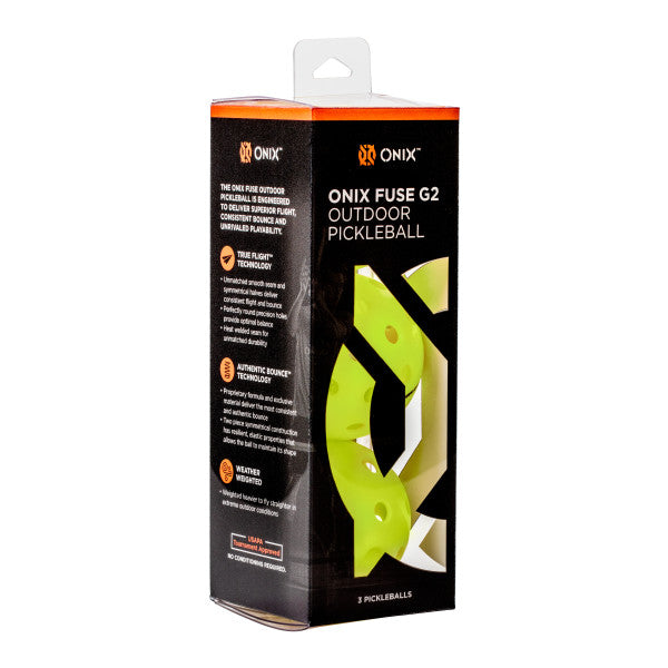 Onix Fuse G2 Outdoor Pickleball (3 Pack)