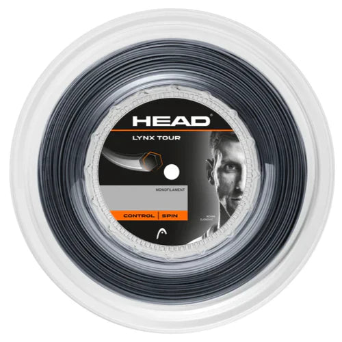 [HALF-SET] Head Lynx Tour Tennis String (Black) (Reel)