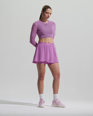 Nike Women's Slam Women's Dri-FIT High-Waisted Tennis Skort RG - Light Magenta