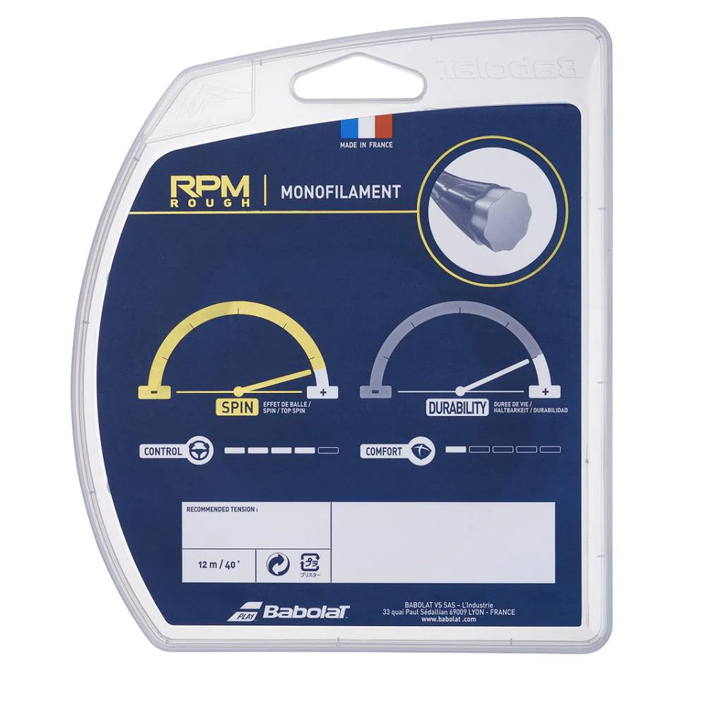 Babolat RPM Rough Tennis String (Yellow)