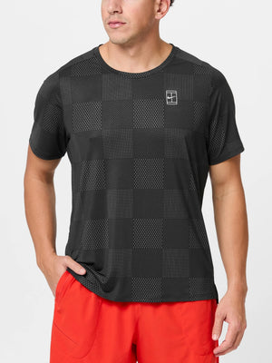 Nike Court Men's Dri-FIT Advantage Print Top (Black)