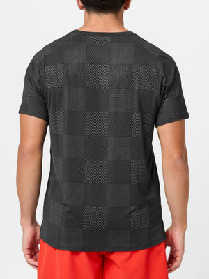 Nike Court Men's Dri-FIT Advantage Print Top (Black)