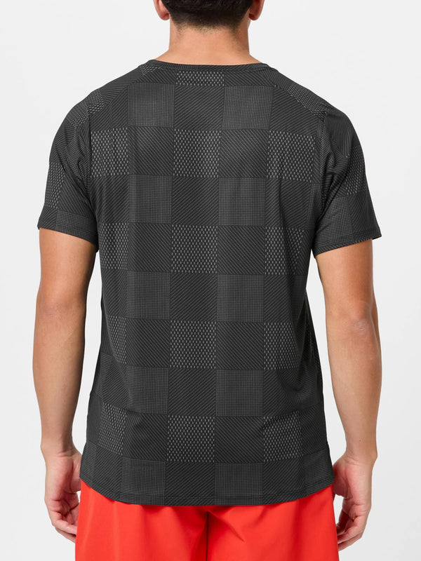 Nike Court Men's Dri-FIT Advantage Print Top (Black)