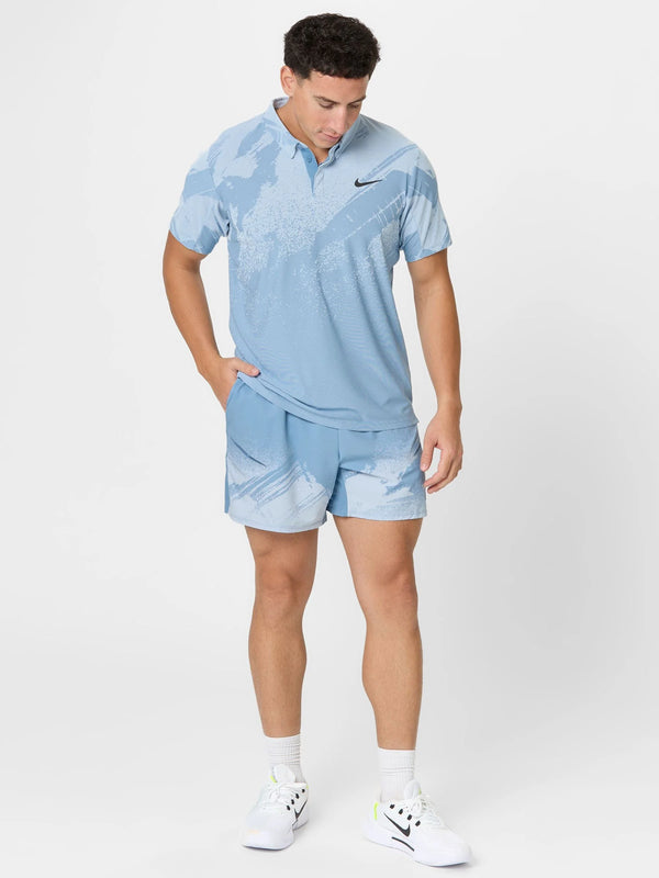 Nike Court Slam Men's Dri-FIT Tennis Shorts (Blue)