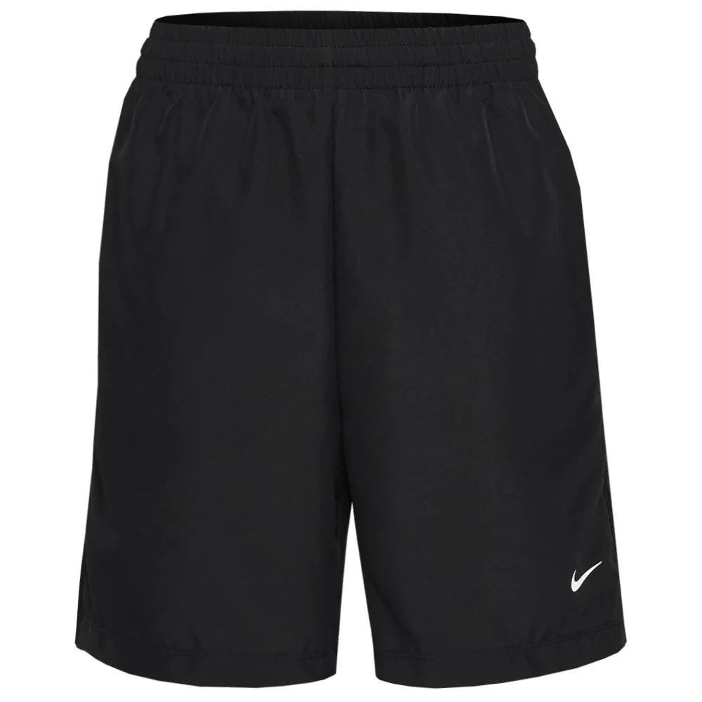 Nike Juniors' Dri-FIT Multi Woven Club Short (Black/White)