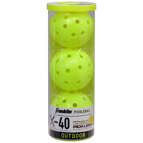 Franklin X-40 Outdoor Pickleball 3 Pack Tube