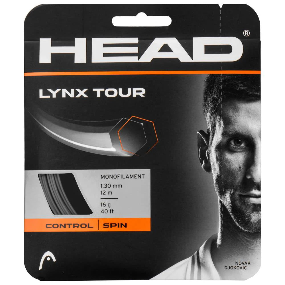 Head Lynx Tour Tennis String (Grey)
