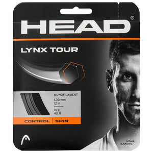 Head Lynx Tour Tennis String (Grey)