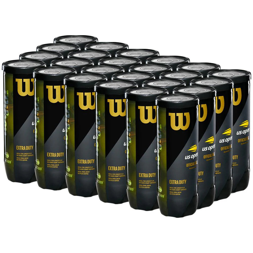 Wilson US Open Extra Duty Tennis Ball Case (24 cans of 3)