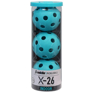 Franklin X-26 Indoor Pickleball 3 Pack Tube