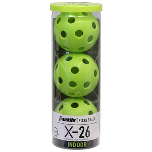 Franklin X-26 Indoor Pickleball 3 Pack Tube