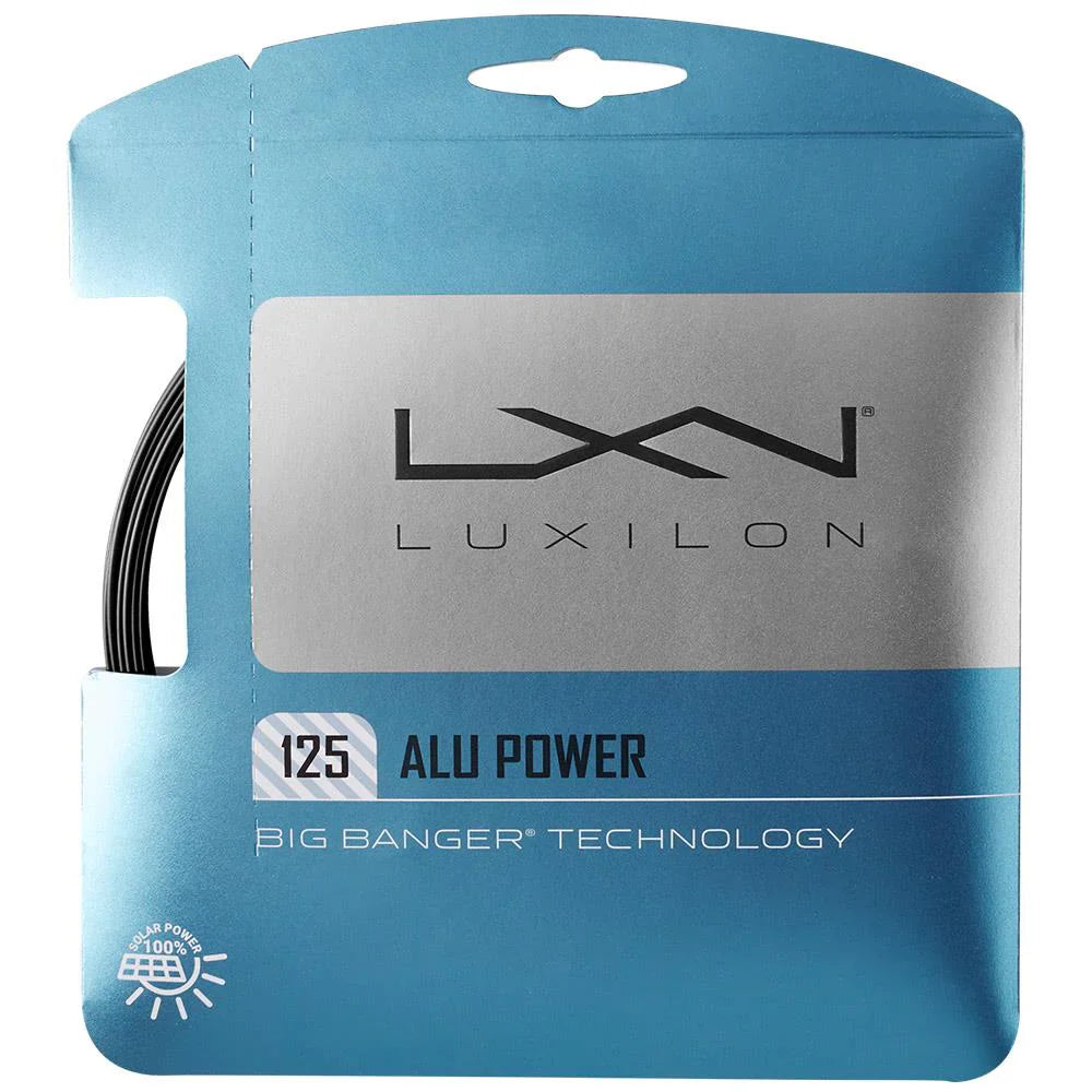 [HALF-SET] Luxilon Alu Power - 125 - Black - String Set