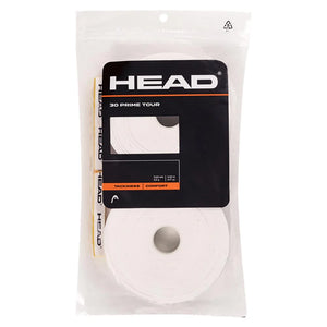 Head Prime Tour Overgrips - 30 Pack - White