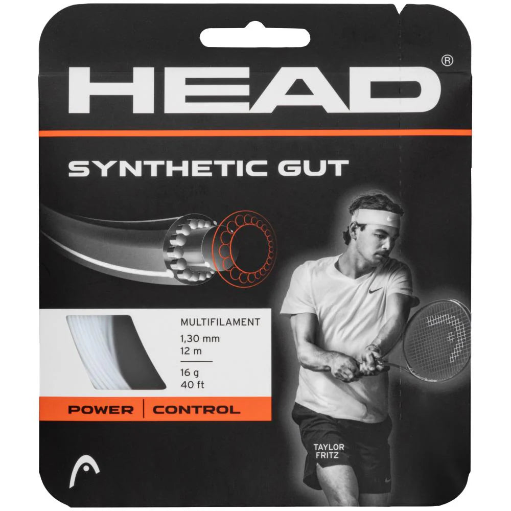 Head Synthetic Gut Tennis String (White)