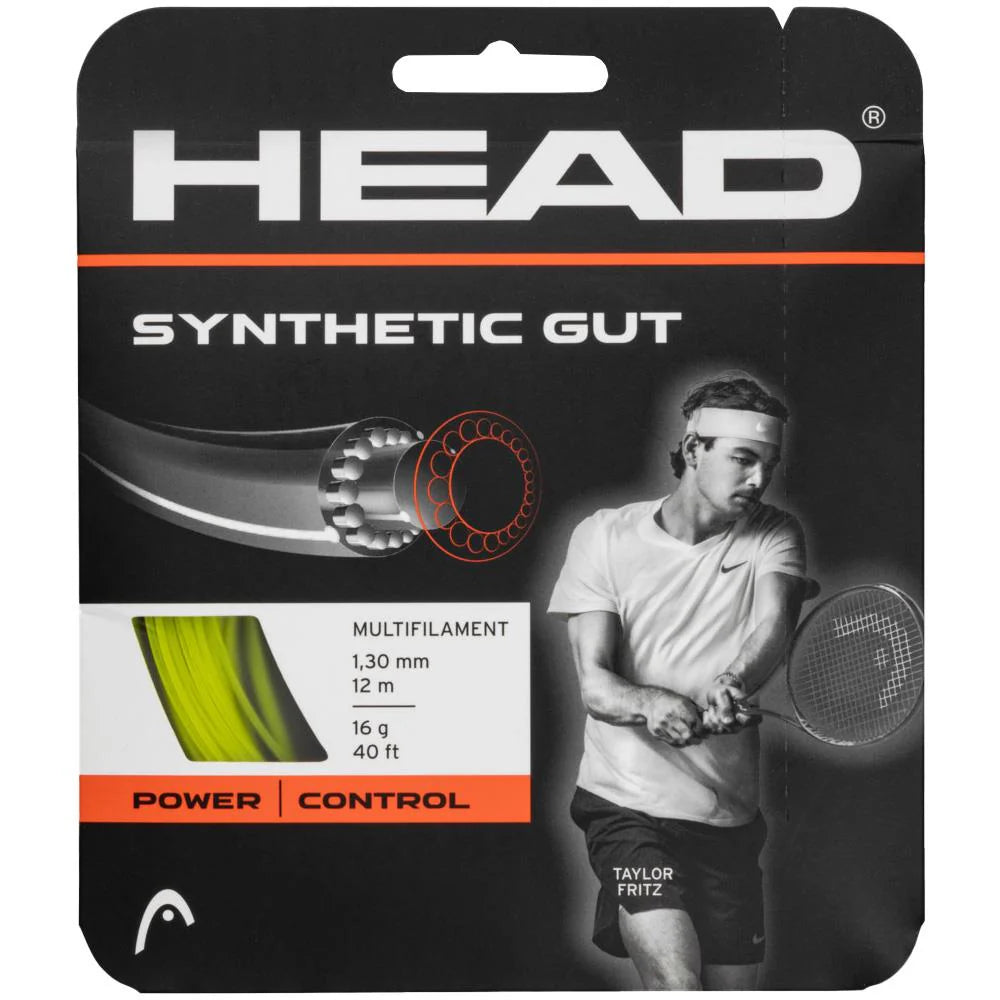 Head Synthetic Gut Tennis String (Yellow)