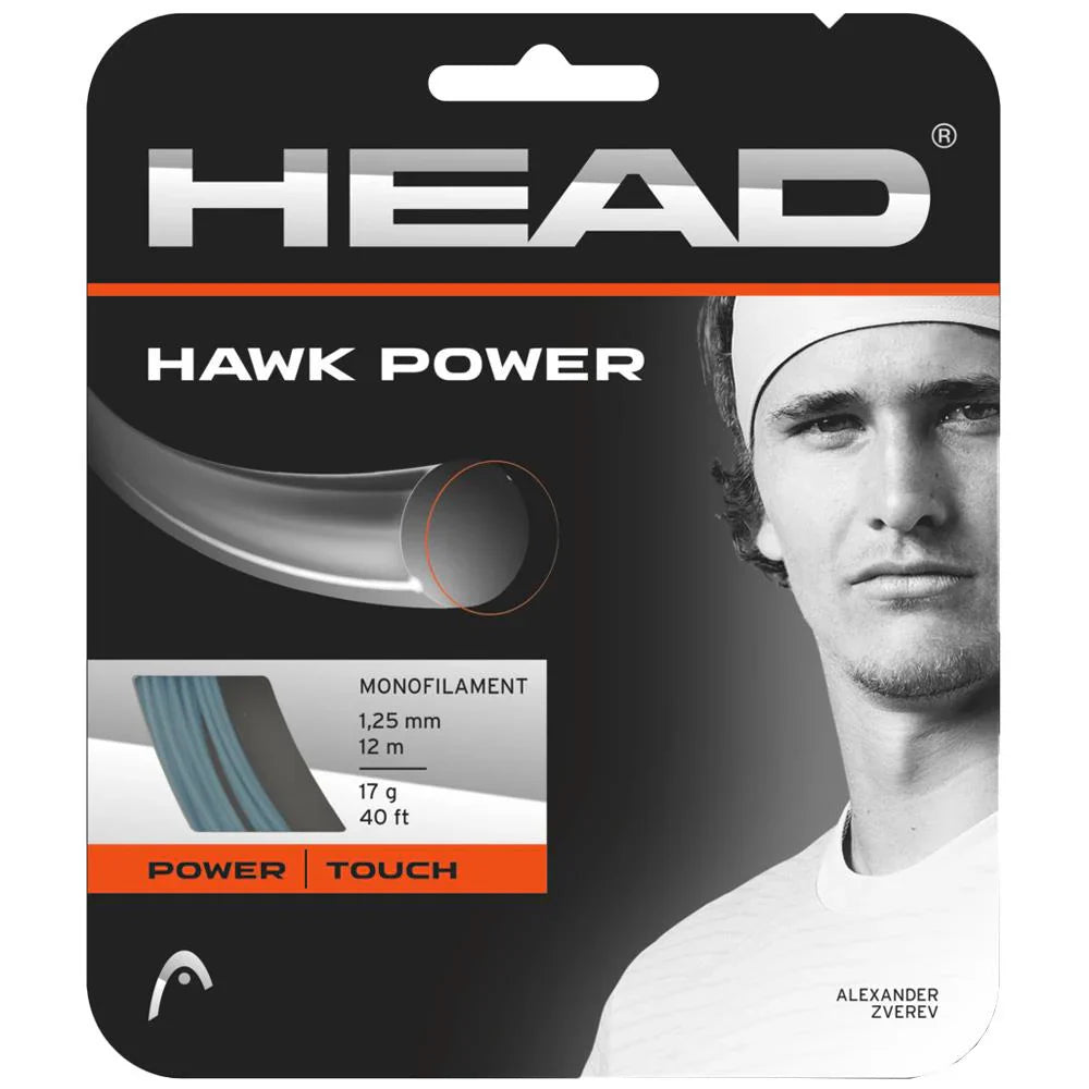 [HALF-SET] Head Hawk Power Tennis String (Petrol)