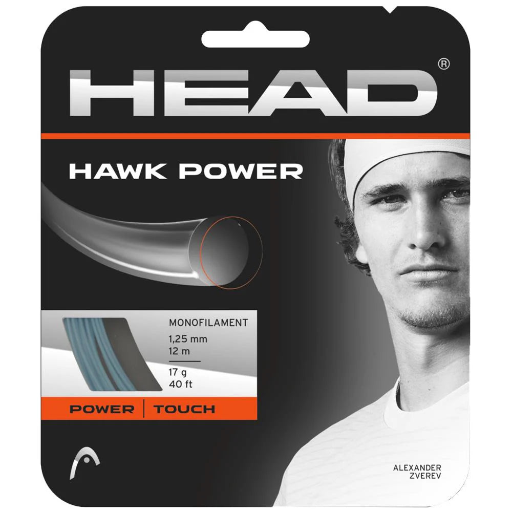 Head Hawk Power Tennis String (Petrol)
