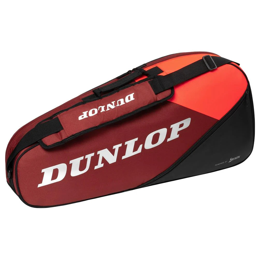 Dunlop CX Performance Racquets Bag 3 Pack - Black/Red
