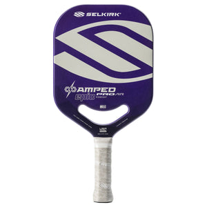 Selkirk AMPED Pro Air Epic Purple front-facing paddle on white background