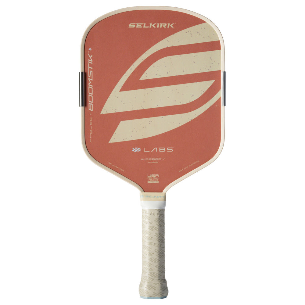 Selkirk Labs Project Boomstik Canyon Clay Widebody front-facing pickleball paddle on white background