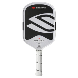 Selkirk OMNI Elongated Chalk front-facing paddle on white background