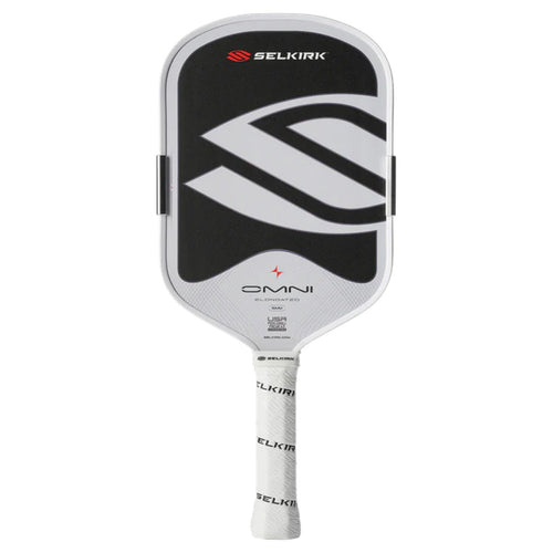Selkirk OMNI Elongated Chalk front-facing paddle on white background