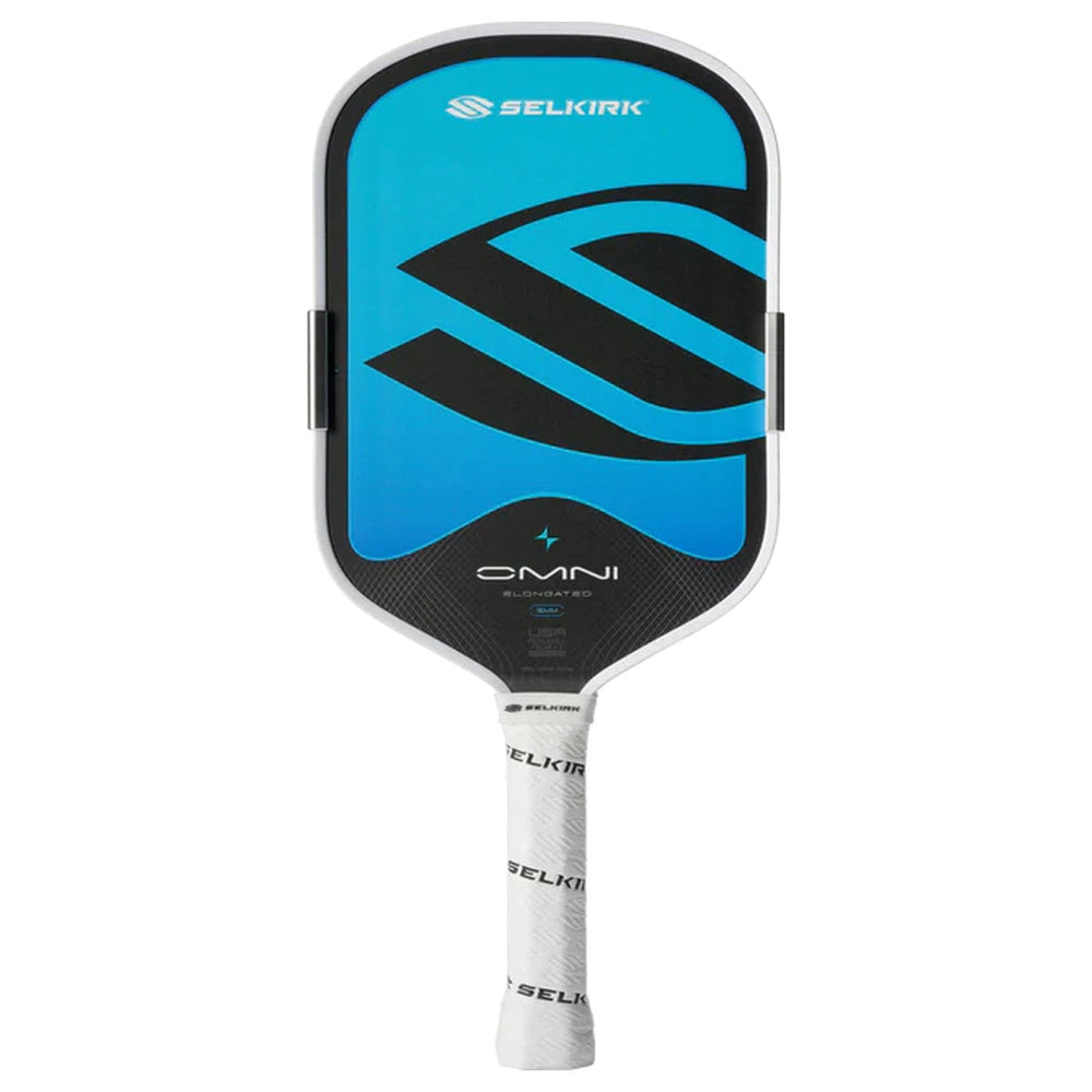 Selkirk OMNI Elongated front-facing pickleball paddle on white background