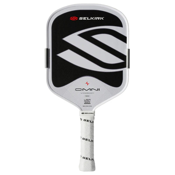 Selkirk OMNI Widebody front-facing pickleball paddle on white background