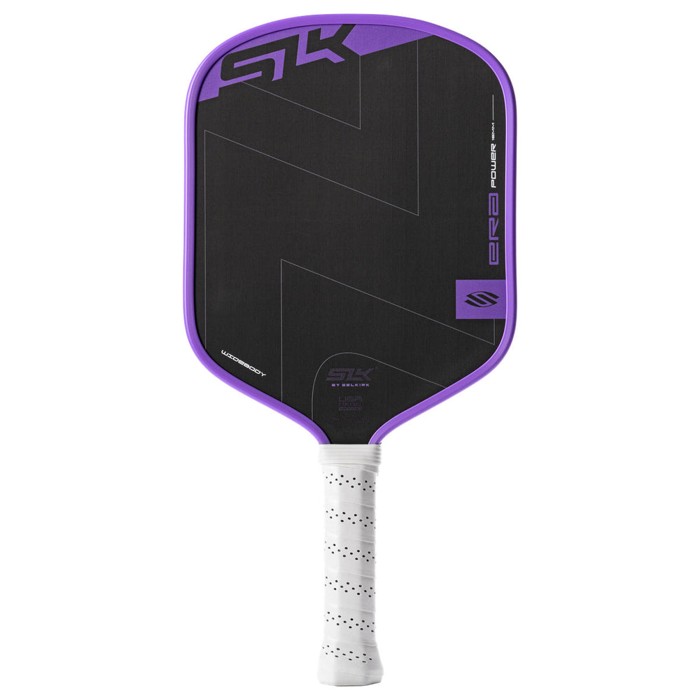 Selkirk SLK ERA Power Widebody Ultraviolet front-facing pickleball paddle on white background