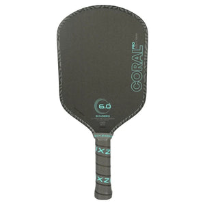 Six Zero Coral Pro Elongated front-facing paddle on white background