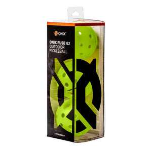 Onix Fuse G2 Outdoor Pickleball (3 Pack)
