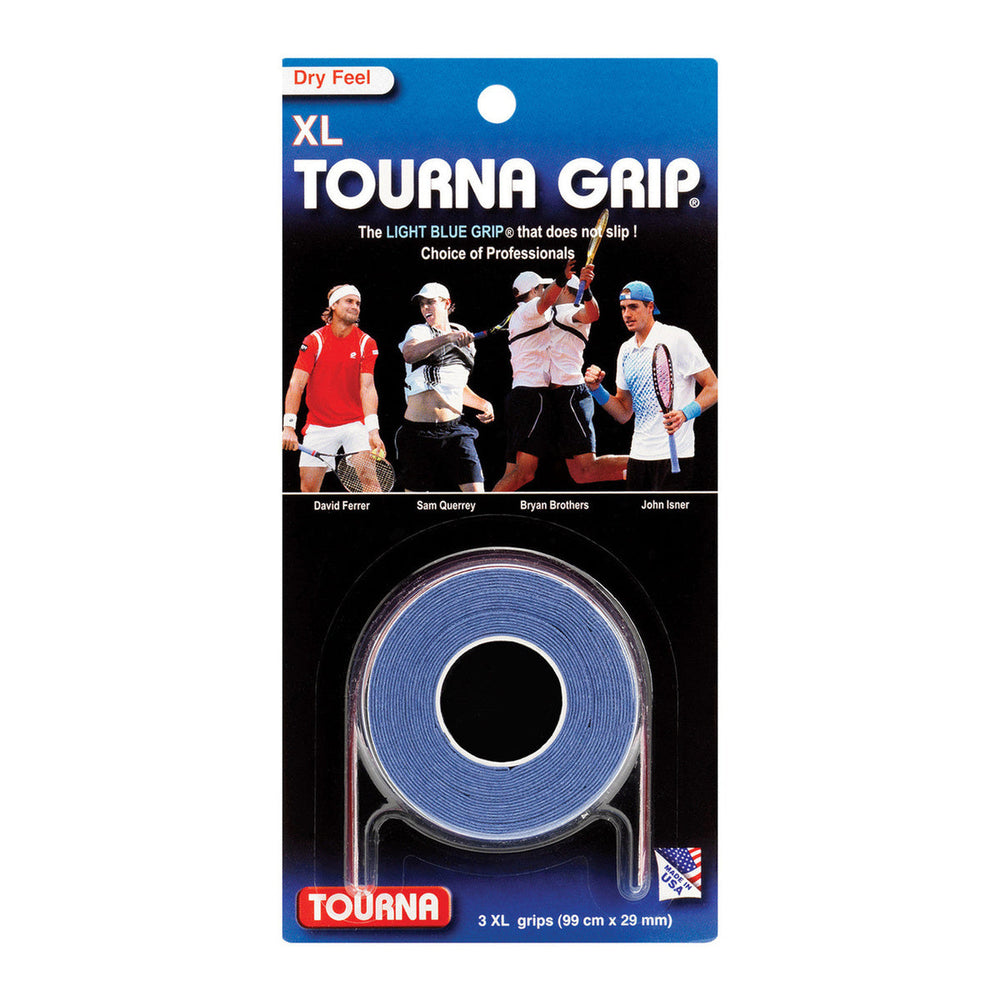 Tourna Grip Original XL 3 Pack Blue