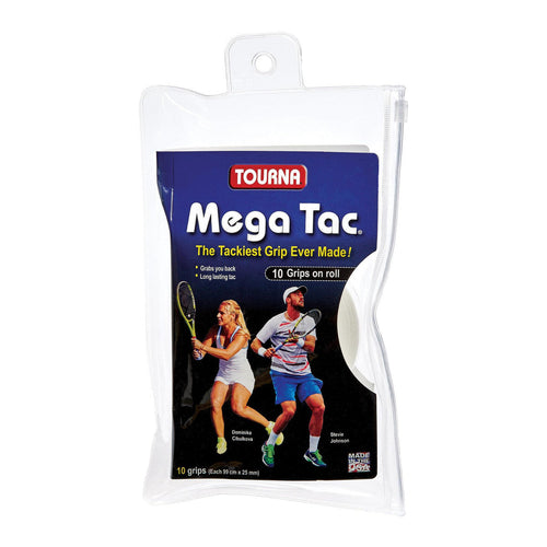 Tourna Mega Tac 10 Pack White