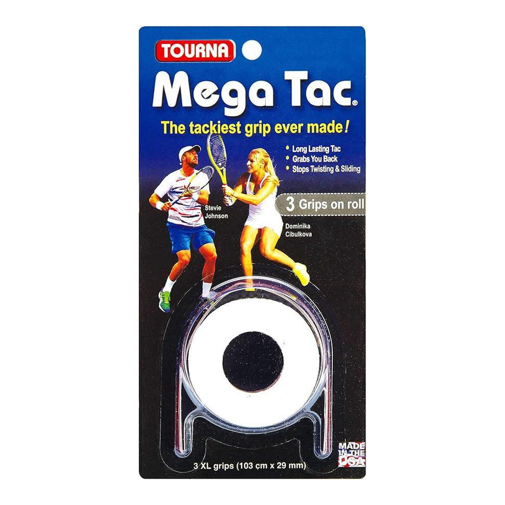 Tourna Mega Tac 3 Pack White