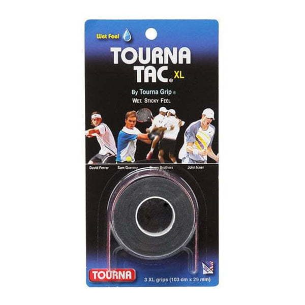 Tourna Tac XL 3 Pack Black