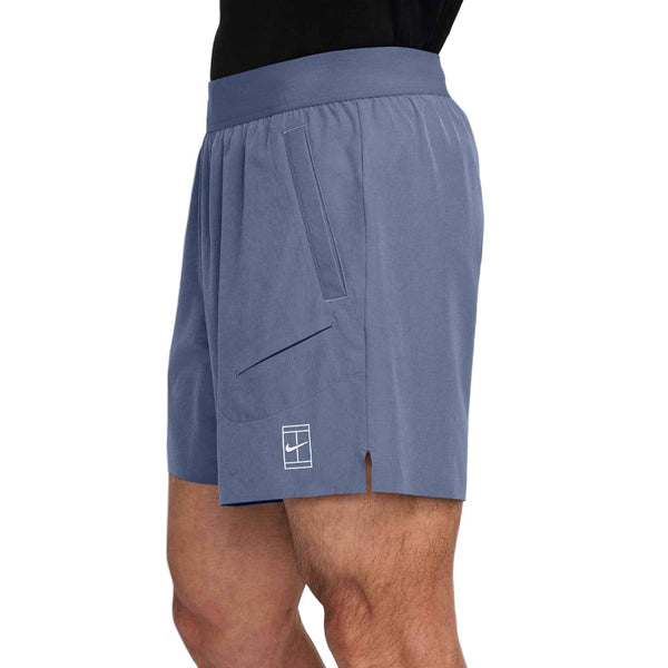 Nike Men's Dri-FIT Advantage 6-Inch Short (World Indigo/White)