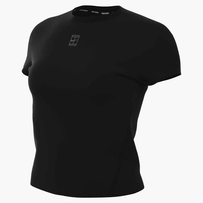 Nike Women's Dri-FIT Advantage Short-Sleeve Top (Black)