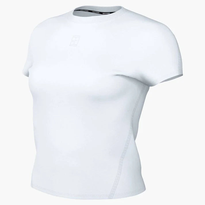 Nike Women's Dri-FIT Advantage Short-Sleeve Top (White)