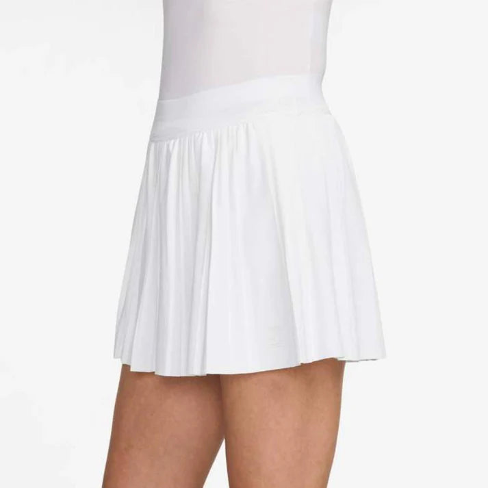 Nike Women's Dri-Fit Advantage HR Ace Pleated Skirt (White)