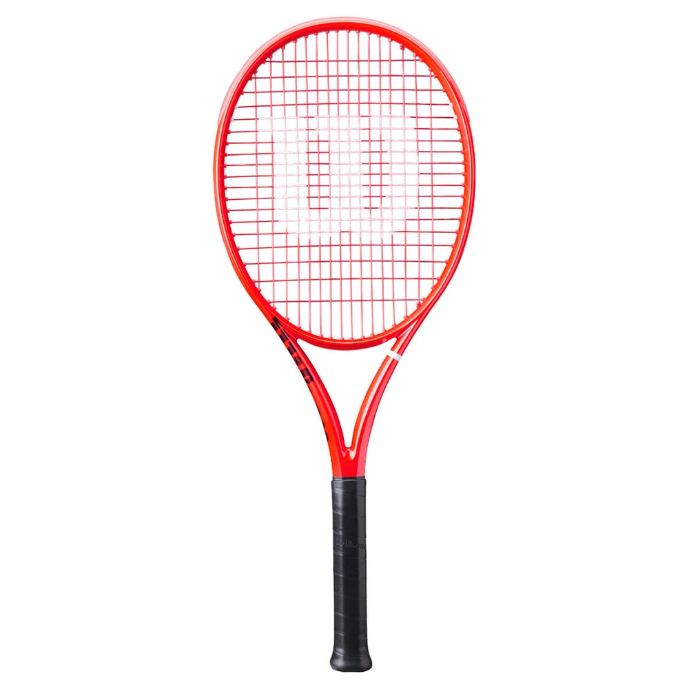 Wilson Defyer 100 V1 front-facing tennis racquet on white background