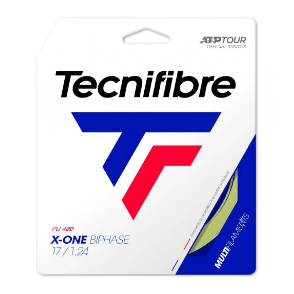 [HALF-SET] Tecnifibre X-One Biphase 17/1.24 Tennis String (Natural)