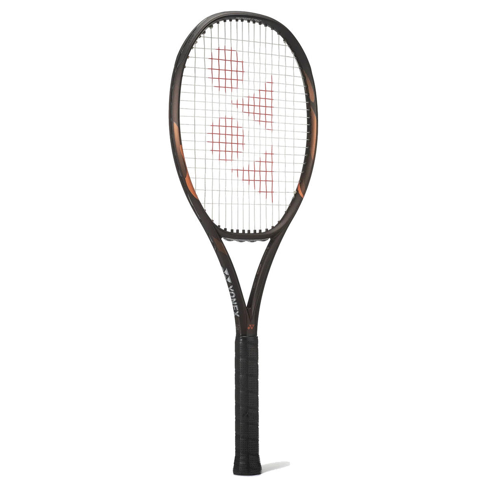 Yonex EZONE 98 Espresso Brown front-facing tennis racquet on white background