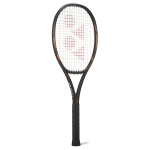 Yonex EZONE 98 Espresso Brown front-facing tennis racquet on white background